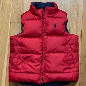 Boys reversible 9M vest Polo